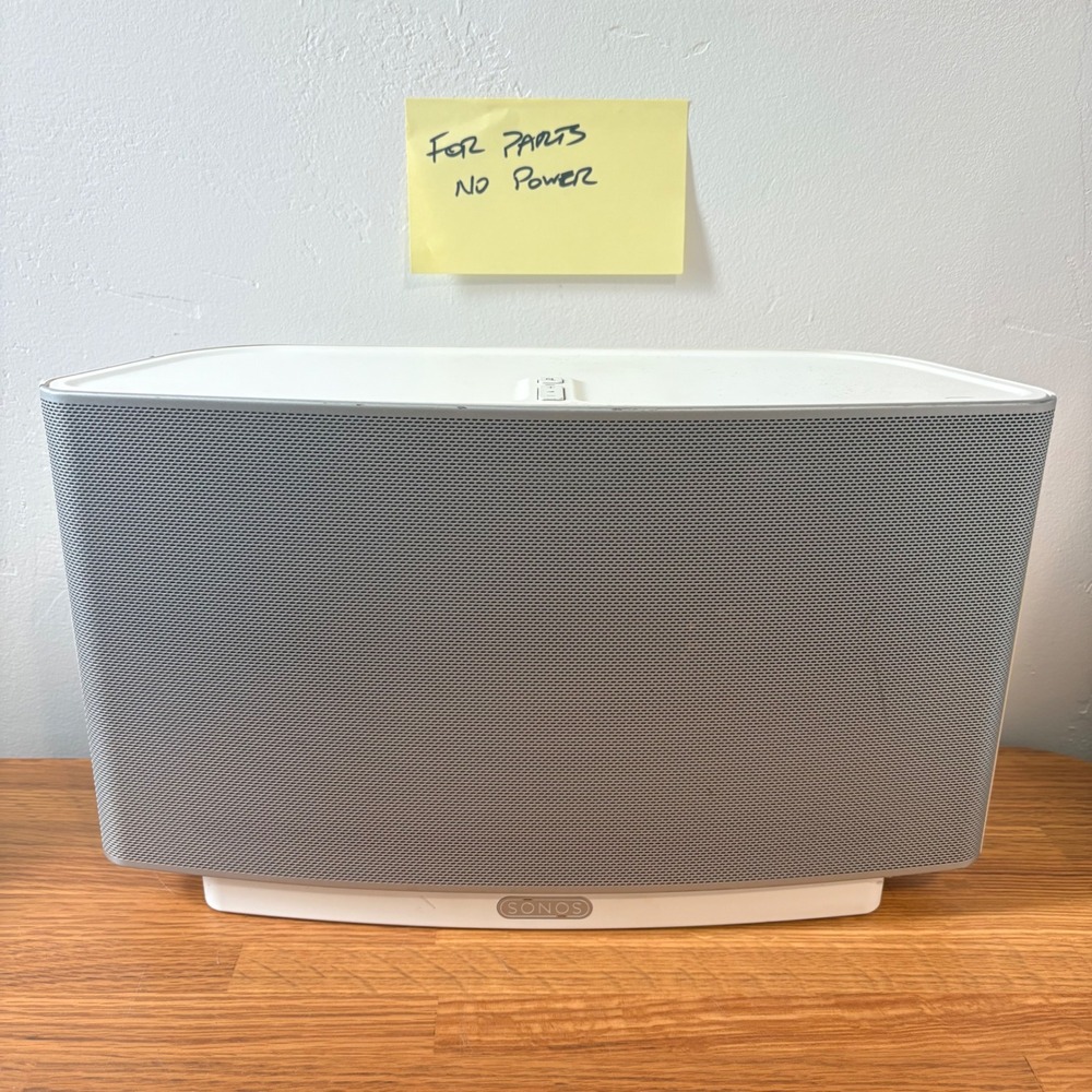 FOR PARTS Repair Sonos Wireless Music System ZonePlayer S5 White As Is No Power
